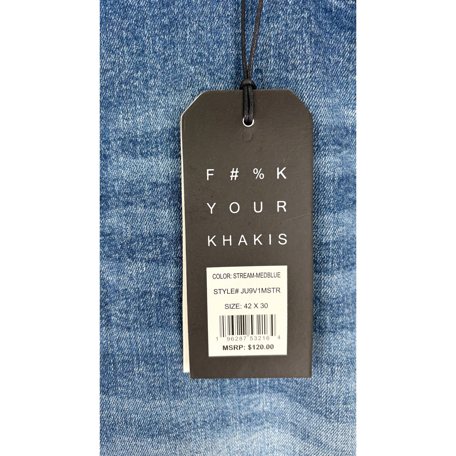 The Perfect Jean Nyc 99% Cotton Slim Fit Denim Jeans Mens Size 42x30 New Strea — image 6 of 8